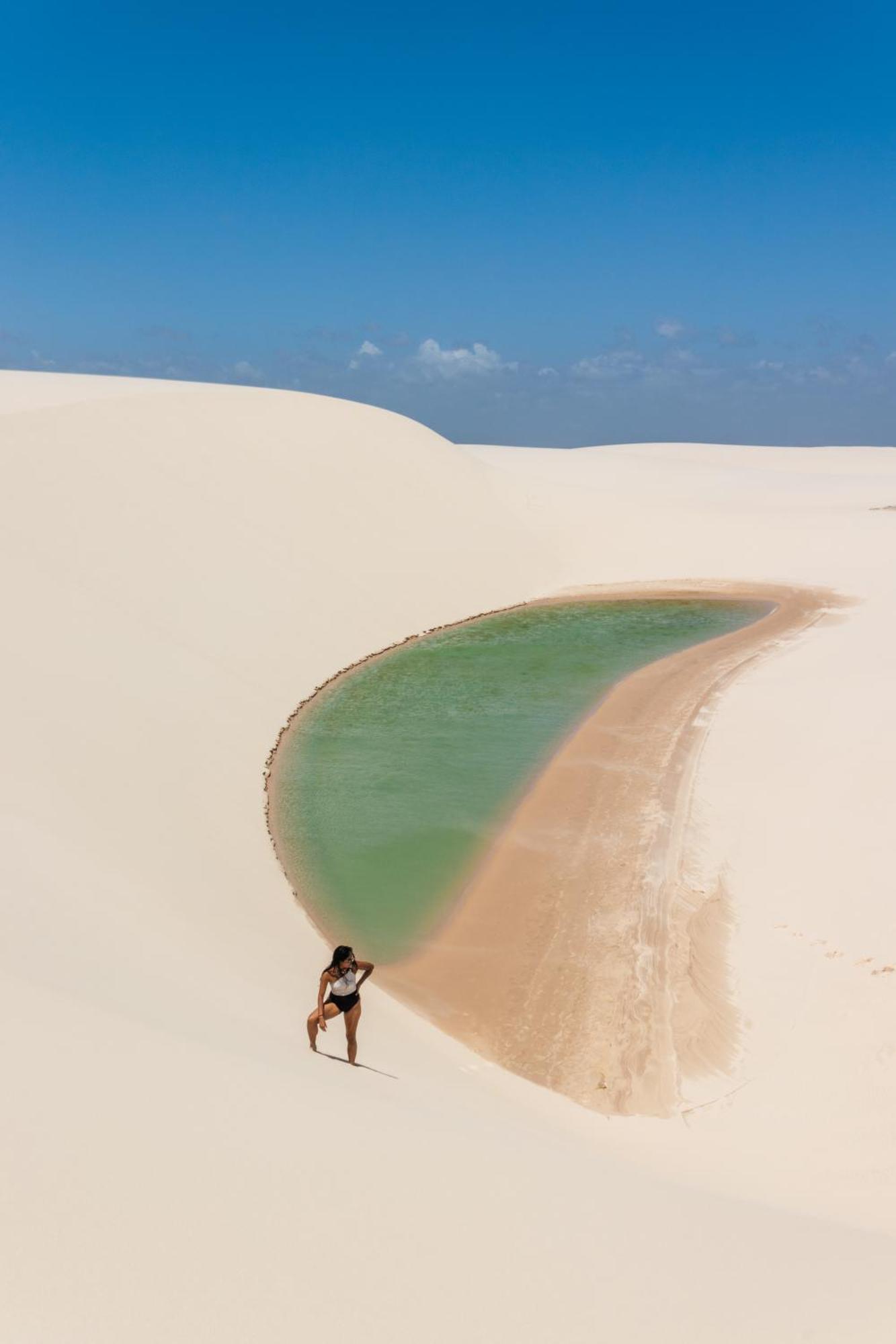 Отель Quintal De Areias Santo Amaro do Maranhao Экстерьер фото